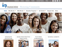 Tablet Screenshot of iirp.edu